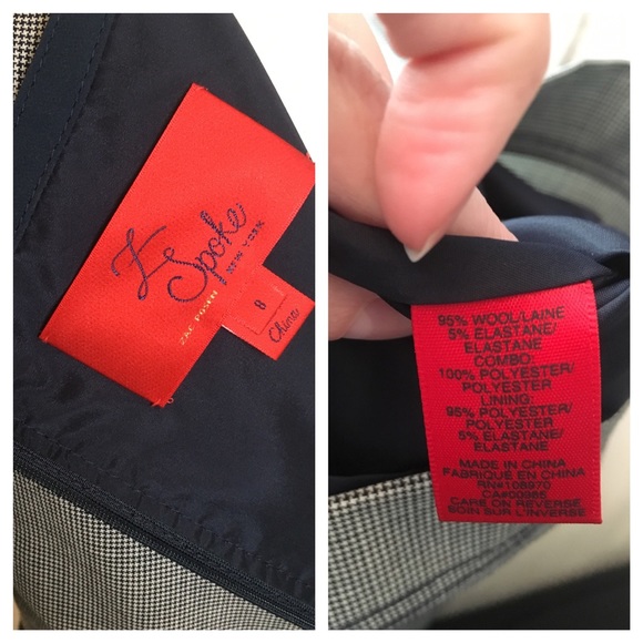 Zac Posen M Pinup Houndstooth Checked Midi Dress - Picture 7 of 8